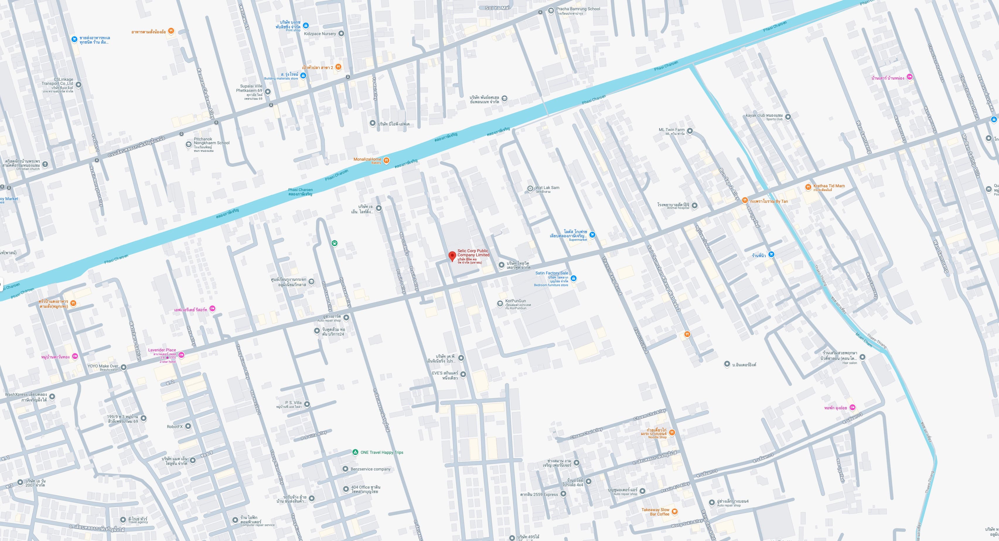 Location map of Selic